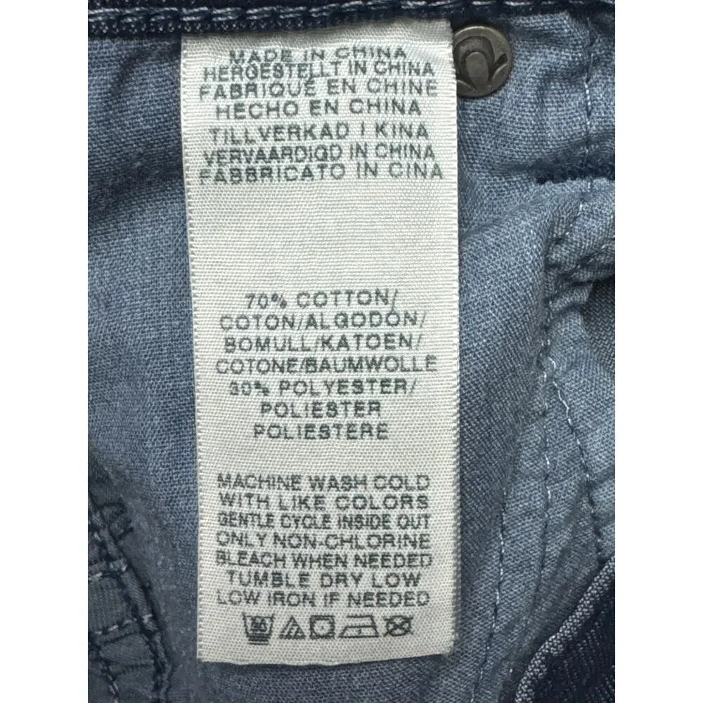 True Religion Men's Ricky Relaxed Straight Leg Blue Corduroy Pants - 33 (34x27)